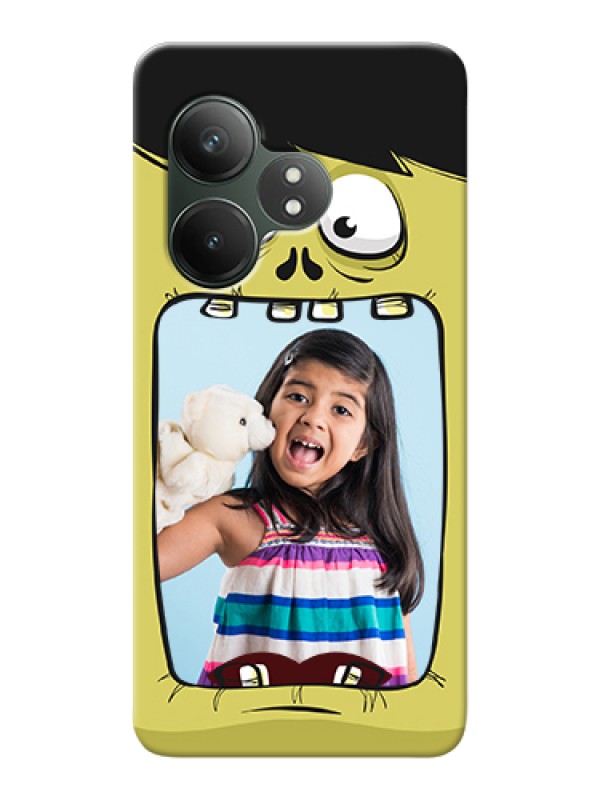 Custom Realme GT 6 Custom Hard Phone Case - Cartoon Monster Back Case Design
