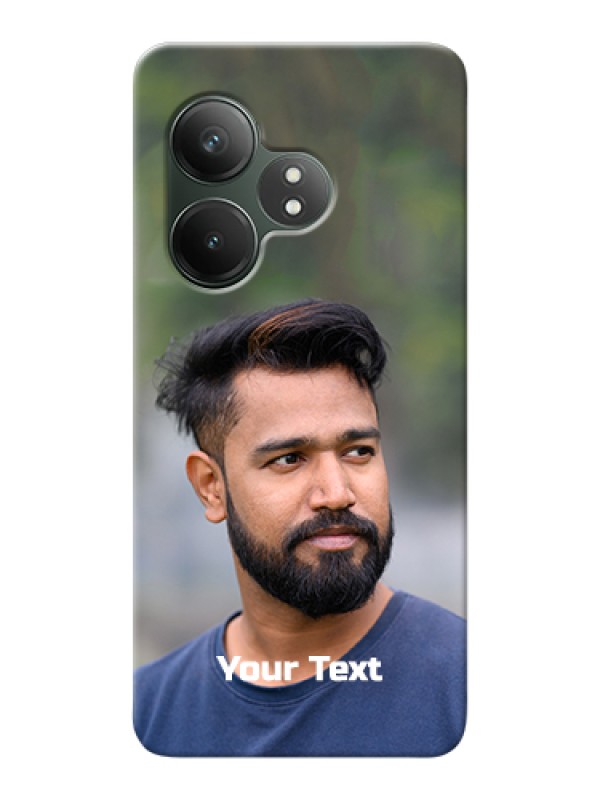 Custom Realme GT 6 Custom Hard Phone Case - Photo With Text Design