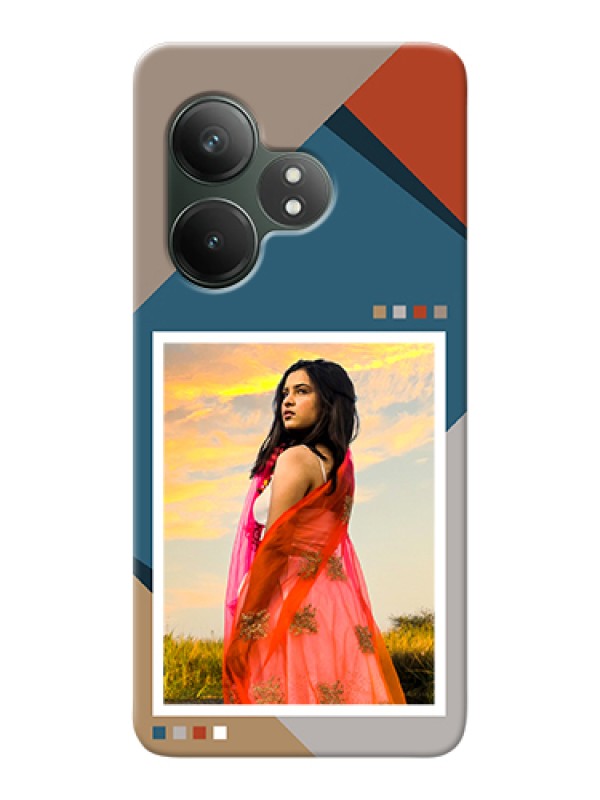 Custom Realme GT 6 Custom Hard Phone Case - Retro Color Pallet Design