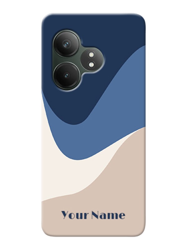 Custom Realme GT 6 Custom Hard Phone Case - Abstract Drip Art Design
