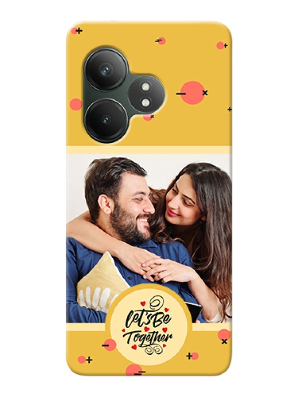 Custom Realme GT 6 Custom Hard Phone Case - Lets Be Together Design