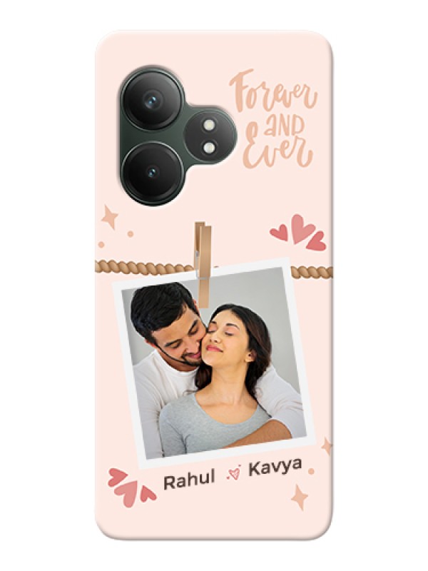 Custom Realme GT 6 Custom Hard Phone Case - Forever And Ever Love Design