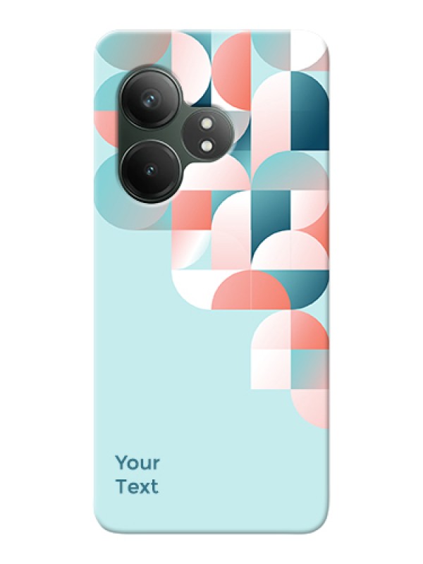 Custom Realme GT 6 Custom Hard Phone Case - Stylish Semi - Circle Pattern Design