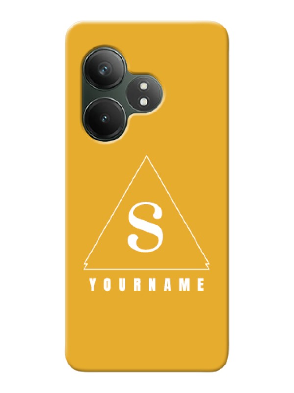 Custom Realme GT 6 Custom Hard Phone Case - Simple Triangle Design