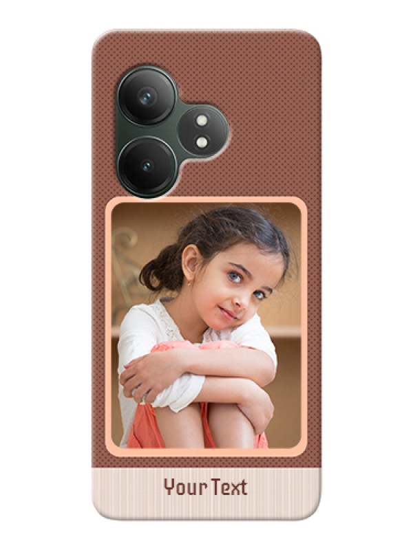 Custom Realme GT 6T 5G Custom Hard Phone Case - Simple Pic Upload Design