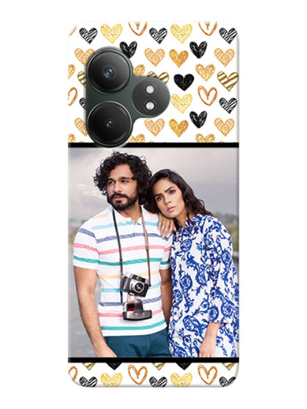 Custom Realme GT 6T 5G Custom Hard Phone Case - Love Symbol Design