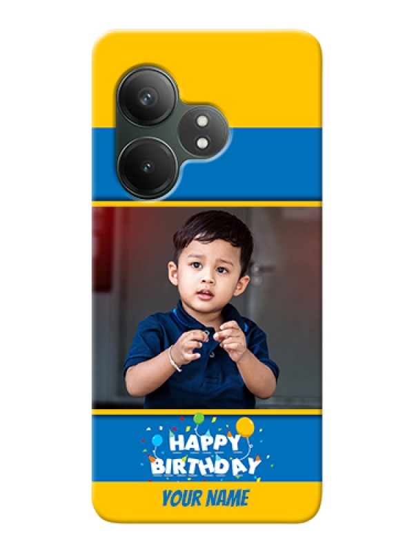 Custom Realme GT 6T 5G Custom Hard Phone Case - Birthday Wishes Design