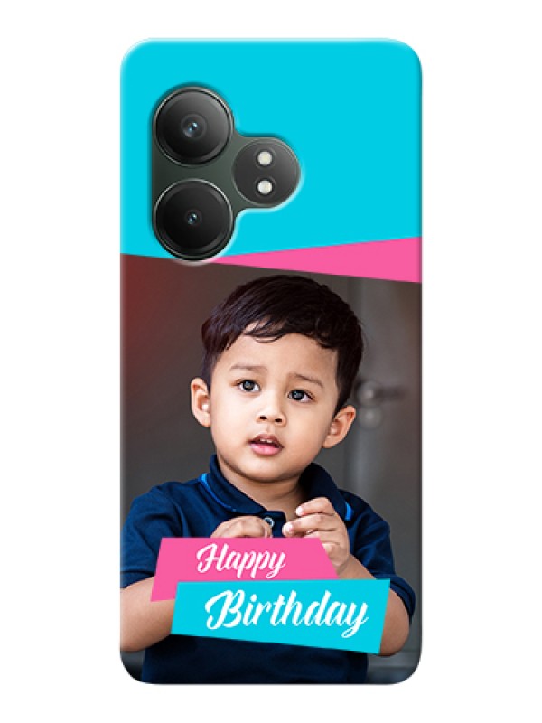 Custom Realme GT 6T 5G Custom Hard Phone Case - Image Holder With 2 Color Design