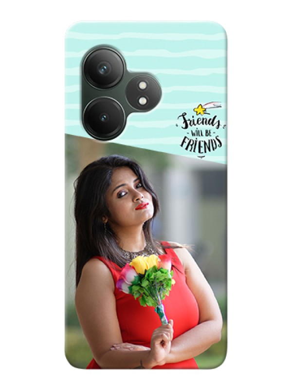 Custom Realme GT 6T 5G Custom Hard Phone Case - Friends Picture Icon Design