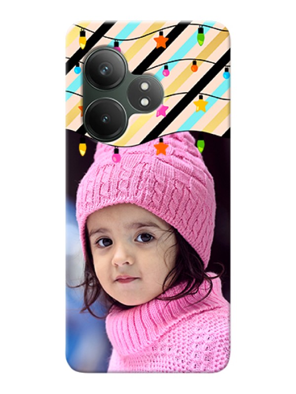 Custom Realme GT 6T 5G Custom Hard Phone Case - Lights Hanging Design