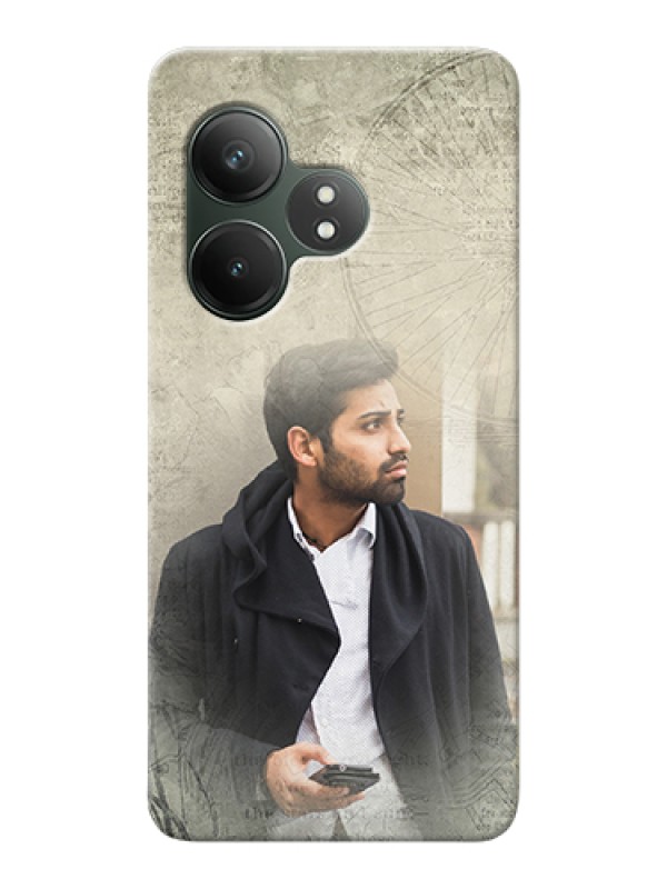 Custom Realme GT 6T 5G Custom Hard Phone Case - With Vintage Design