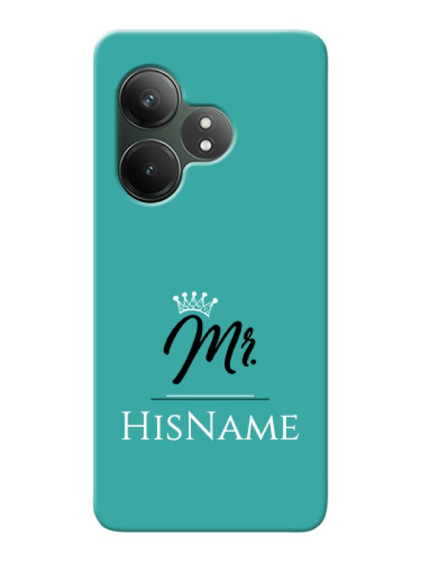 Custom Realme GT 6T 5G Custom Hard Phone Case - Mr With Name Design