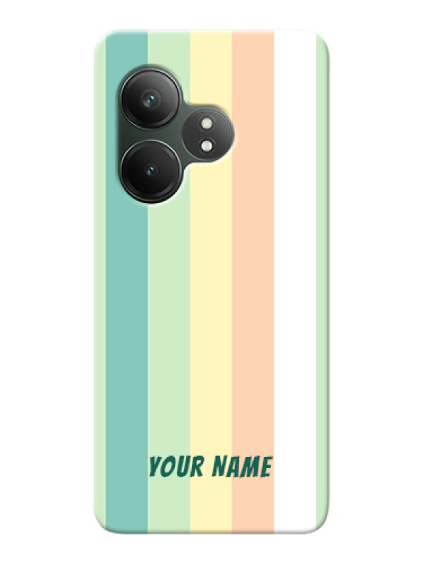 Custom Realme GT 6T 5G Custom Hard Phone Case - Multi - Colour Stripes Design