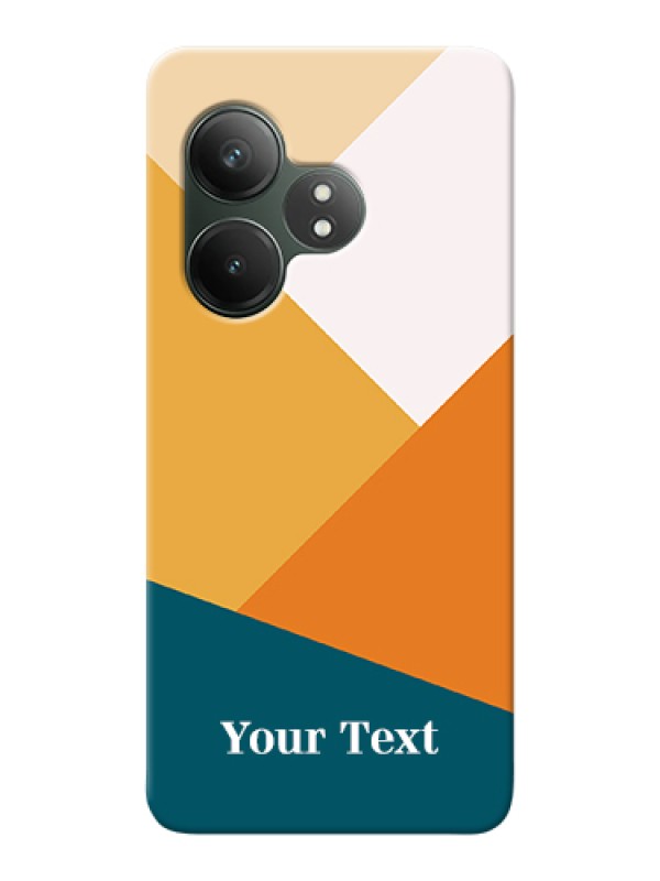 Custom Realme GT 6T 5G Custom Hard Phone Case - Stacked Multi - Colour Design