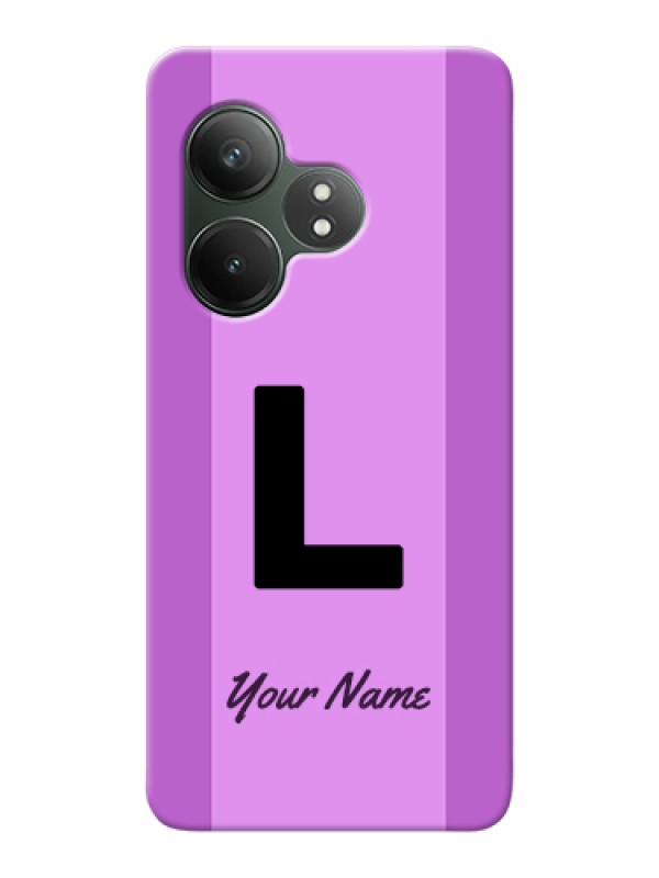 Custom Realme GT 6T 5G Custom Hard Phone Case - Tricolor Custom Text Design