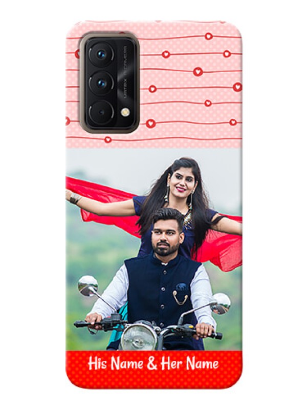 Custom Realme GT Master Custom Phone Cases: Red Pattern Case Design