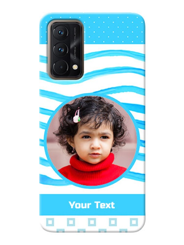 Custom Realme GT Master phone back covers: Simple Blue Case Design
