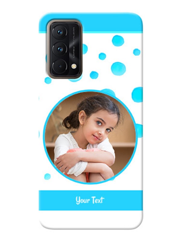 Custom Realme GT Master Custom Phone Covers: Blue Bubbles Pattern Design