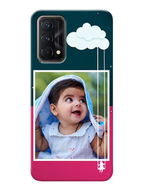 Custom Realme GT Master custom phone covers: Cute Girl with Cloud Design