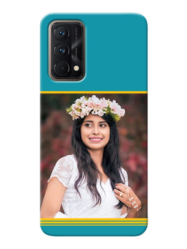 Custom Realme GT Master personalized phone covers: Yellow & Blue Design 