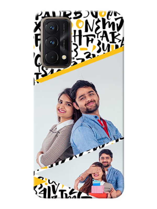Custom Realme GT Master Phone Back Covers: Letters Pattern Design
