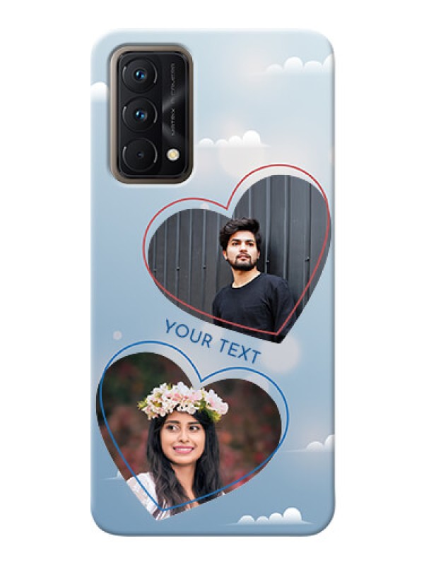 Custom Realme GT Master Phone Cases: Blue Color Couple Design 