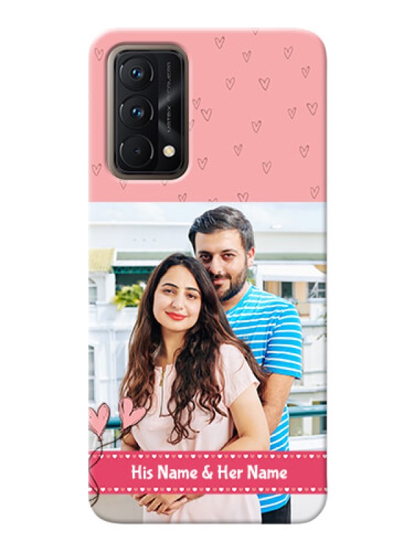 Custom Realme GT Master phone back covers: Love Design Peach Color