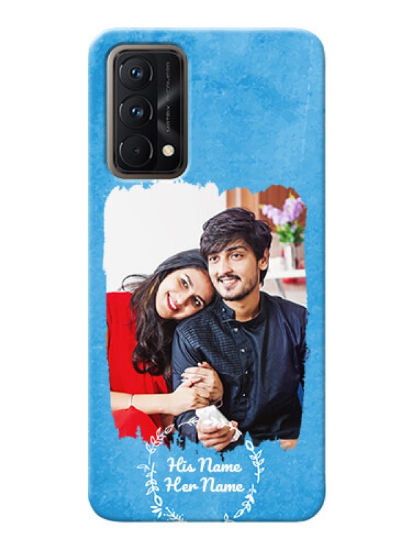 Custom Realme GT Master custom mobile cases: Blue Color Vintage Design