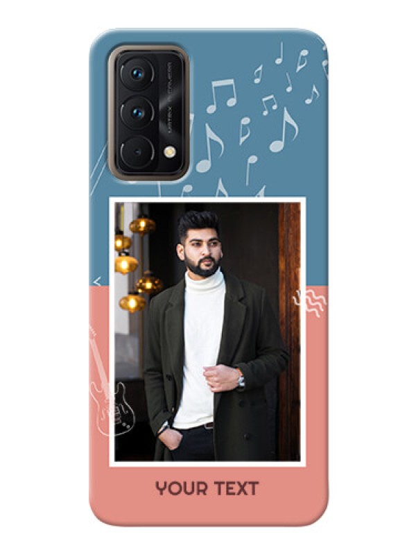 Custom Realme GT Master Phone Back Covers with Color Musical Note Design