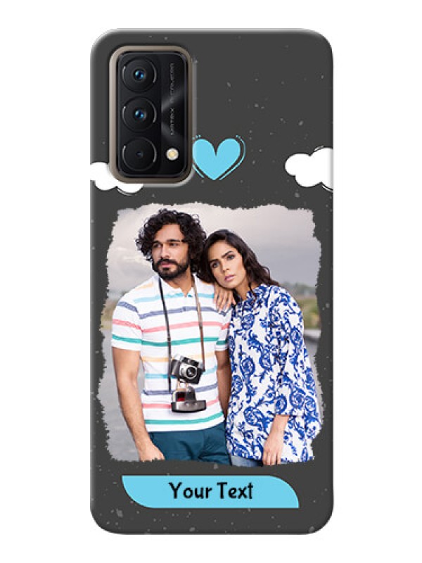 Custom Realme GT Master Mobile Back Covers: splashes with love doodles Design