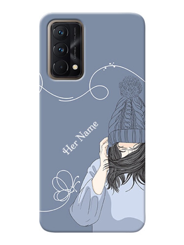 Custom Realme Gt Master Edition Custom Mobile Case with Girl in winter outfit Design
