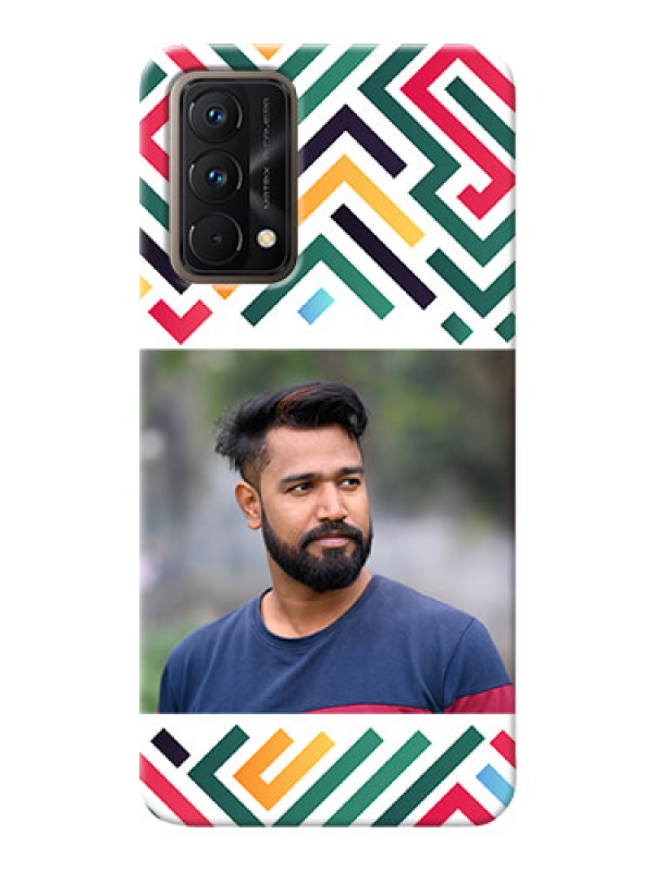 Custom Realme Gt Master Edition Custom Mobile Case with Colorful Maze Pattern Design