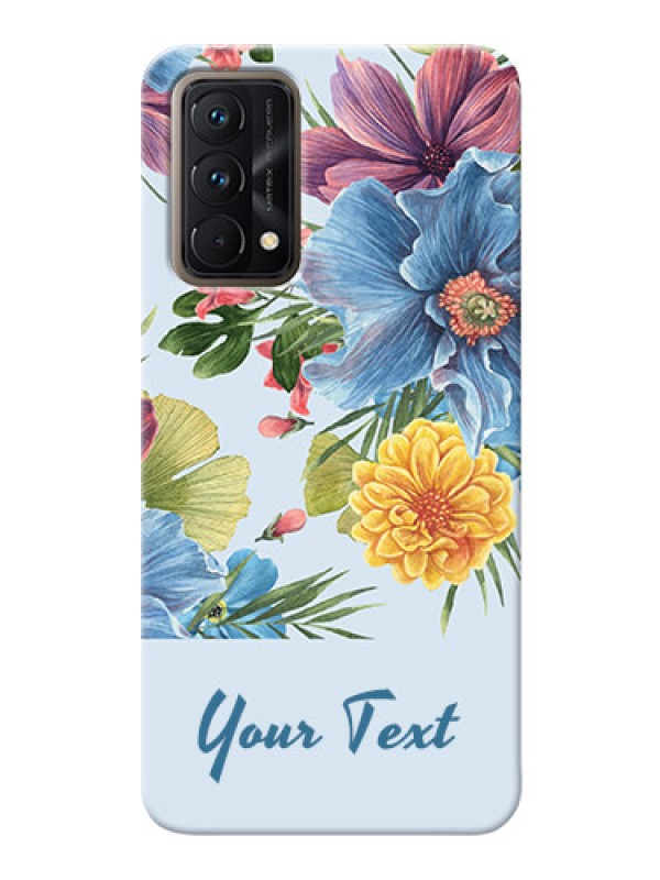 Custom Realme Gt Master Edition Custom Phone Cases: Stunning Watercolored Flowers Painting Design