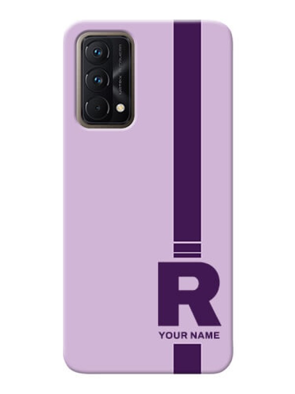 Custom Realme Gt Master Edition Custom Phone Covers: Simple dual tone stripe with name Design