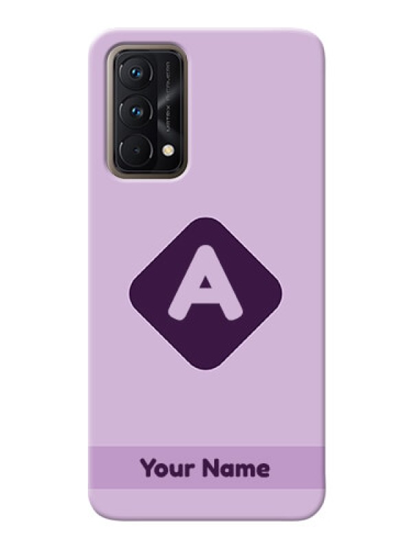 Custom Realme Gt Master Edition Custom Mobile Case with Custom Letter in curved badge Design