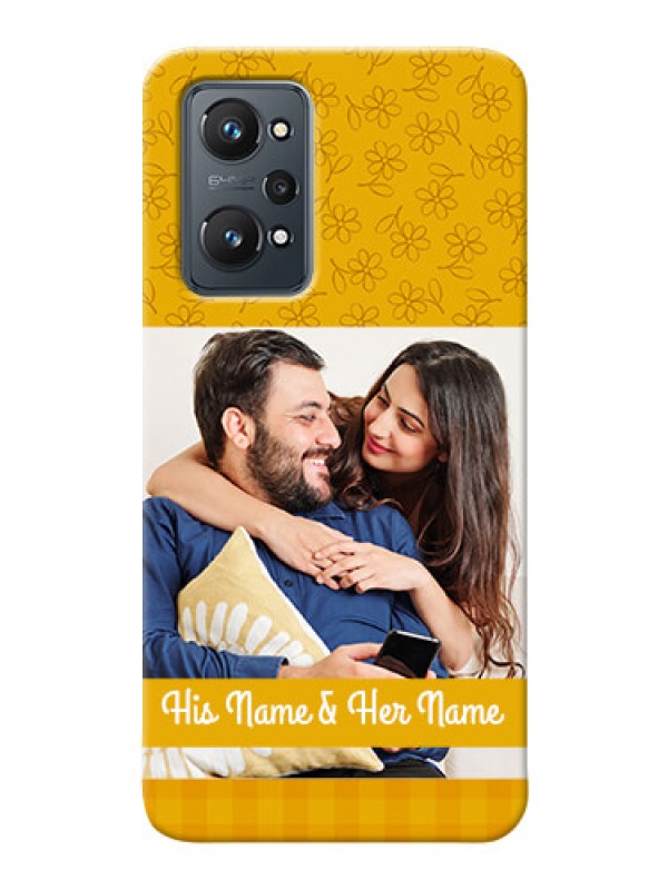 Custom Realme GT Neo 2 mobile phone covers: Yellow Floral Design