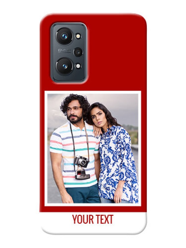 Custom Realme GT Neo 2 mobile phone covers: Simple Red Color Design
