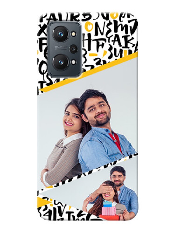 Custom Realme GT Neo 2 Phone Back Covers: Letters Pattern Design