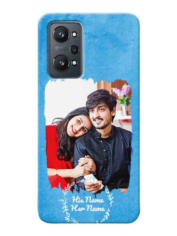 Custom Realme GT Neo 2 custom mobile cases: Blue Color Vintage Design
