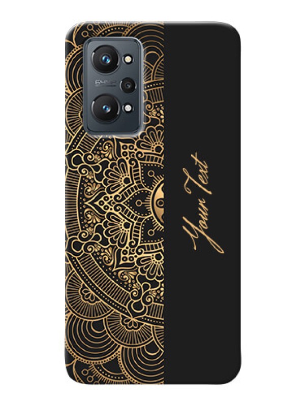 Custom Realme Gt Neo 2 5G Back Covers: Mandala art with custom text Design