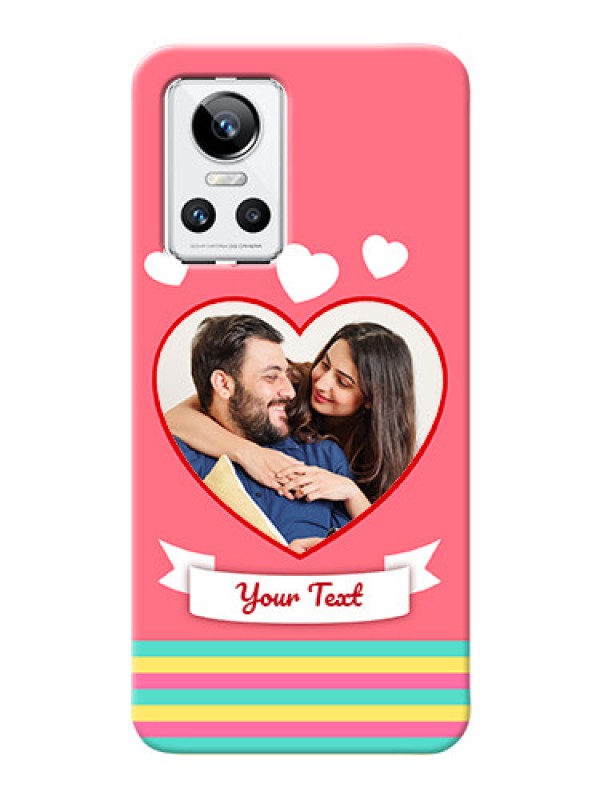 Custom Realme GT Neo 3 150W Personalised mobile covers: Love Doodle Design