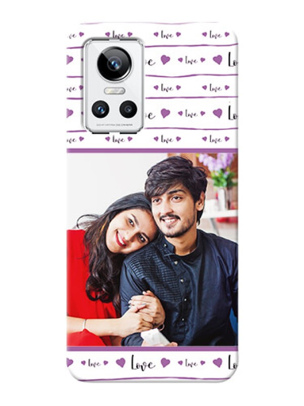 Custom Realme GT Neo 3 150W Mobile Back Covers: Couples Heart Design