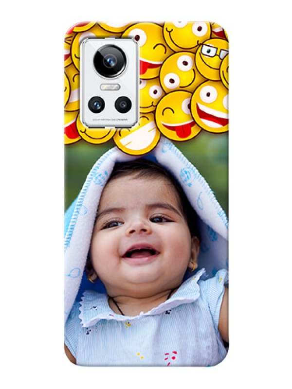 Custom Realme GT Neo 3 150W Custom Phone Cases with Smiley Emoji Design