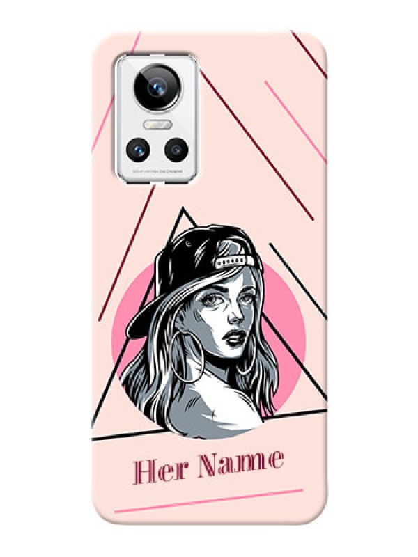 Custom Realme Gt Neo 3 150W Custom Phone Cases: Rockstar Girl Design