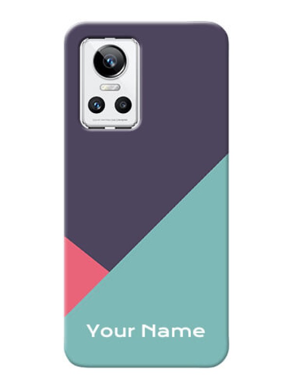 Custom Realme Gt Neo 3 150W Custom Phone Cases: Tri Color abstract Design