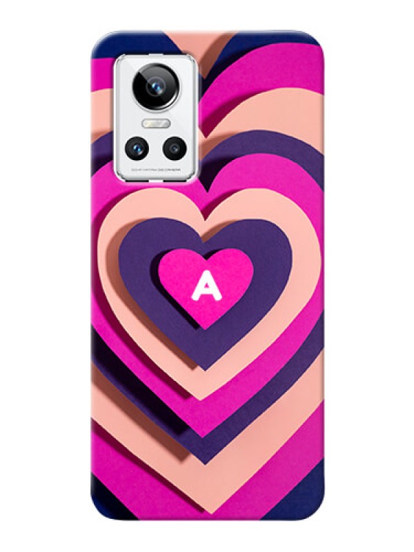 Custom Realme Gt Neo 3 150W Custom Mobile Case with Cute Heart Pattern Design