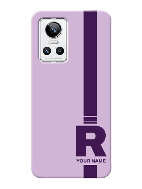Custom Realme Gt Neo 3 150W Custom Phone Covers: Simple dual tone stripe with name Design