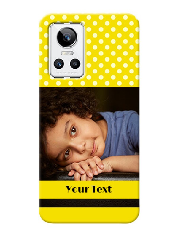 Custom Realme GT Neo 3 5G Custom Mobile Covers: Bright Yellow Case Design