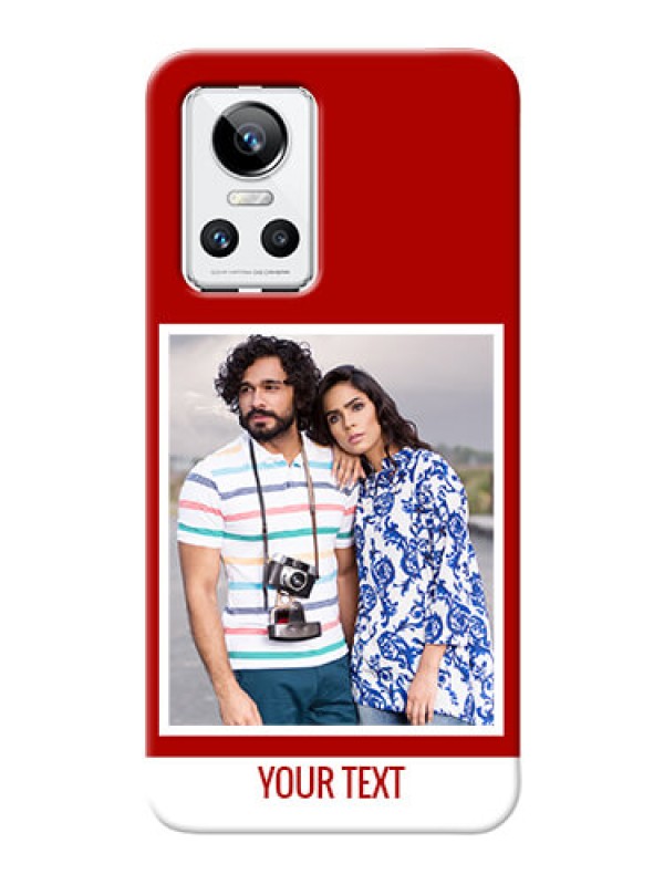 Custom Realme GT Neo 3 5G mobile phone covers: Simple Red Color Design