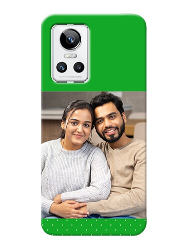Custom Realme GT Neo 3 5G Personalised mobile covers: Green Pattern Design
